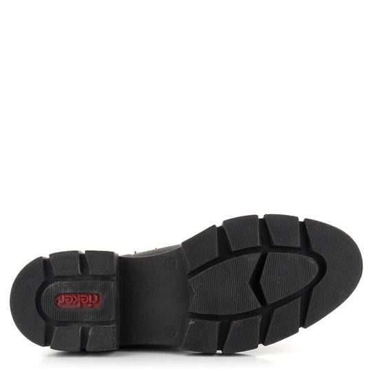 Rieker dámský kotník s pružným lemem černý M3872-00