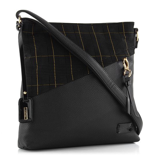 Rieker crossbody kabelka čierna/zlatá H1040-00