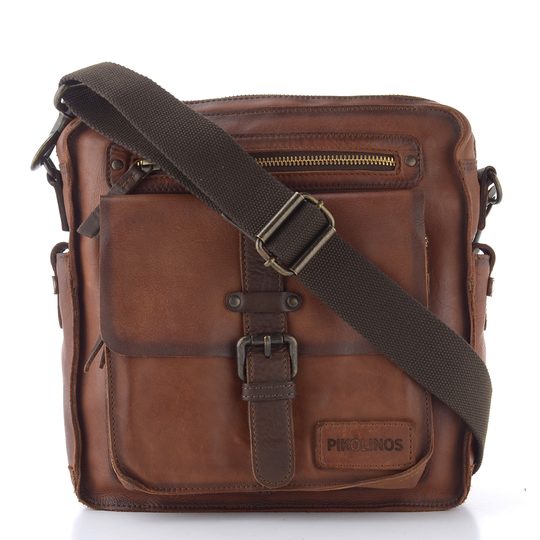 Pikolinos pánska crossbody kabela Caimari cognac MHA-160