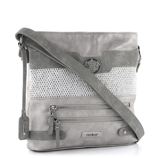 Rieker kabelka crossbody veľká metalická H1346-40