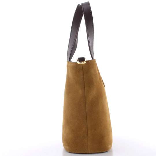 Högl luxusní malá crossbody kabelka camel/chocplum 2-145522-1121