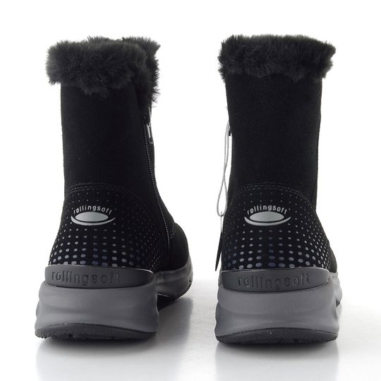 Gabor semišový kotník černý 76.882.47