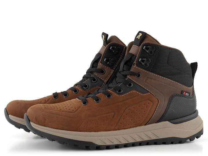 Rieker Revolution pánský šněrovací kotník hnědý U0161-22