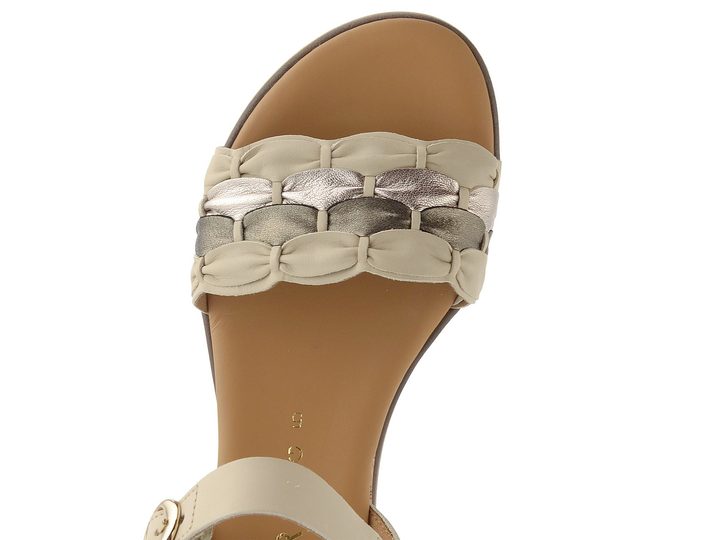 Gabor sandály na klínu beige 82.758.65