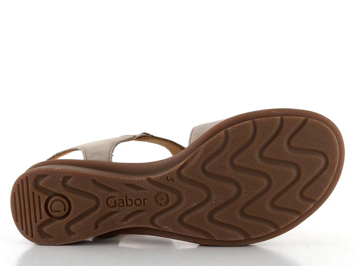 Gabor béžové nubukové sandály 66.063.33