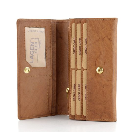 Lagen peňaženka prírodná hnedá V-13