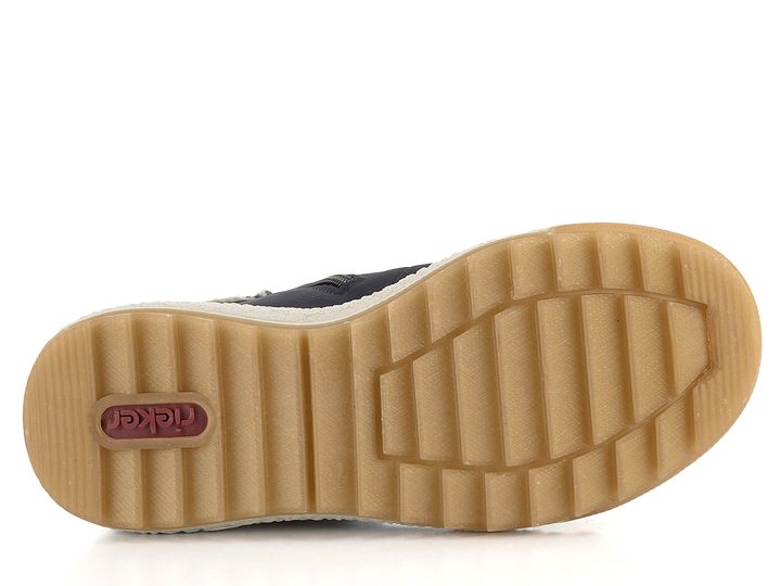 Rieker členková obuv s nápletom a membránou na platforme šedá Y4730-14