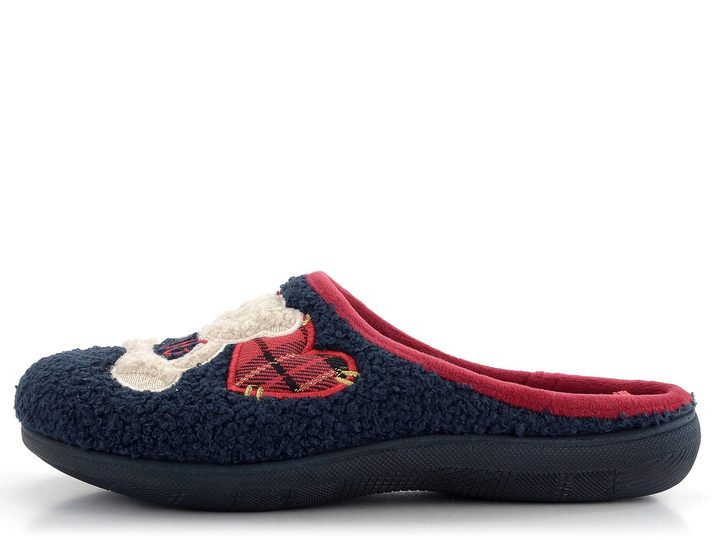 Inblu domácí pantofle s plnou špičkou a obrázkem Blu EC000095