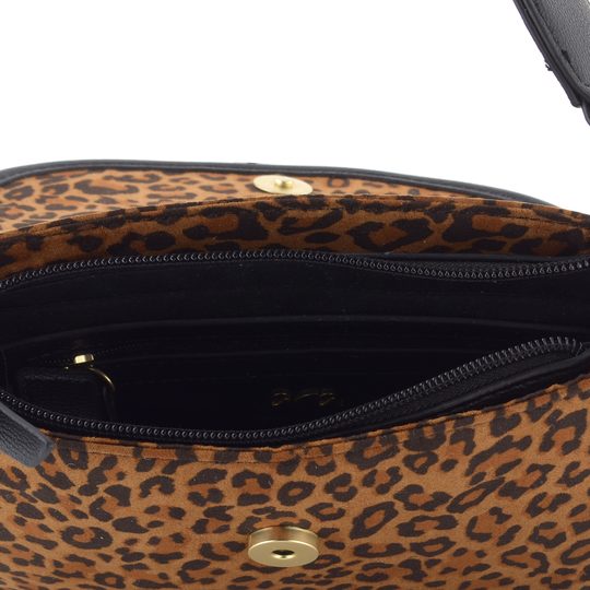 Ara kabelka s klopou Bella čierna so vzorom 16-21614-93