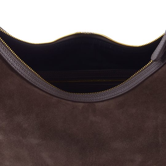 Högl luxusní kožená kabelka chocplum 2-145110-2100
