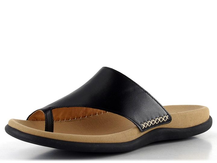 Gabor černé pantofle žabky 03.700.27