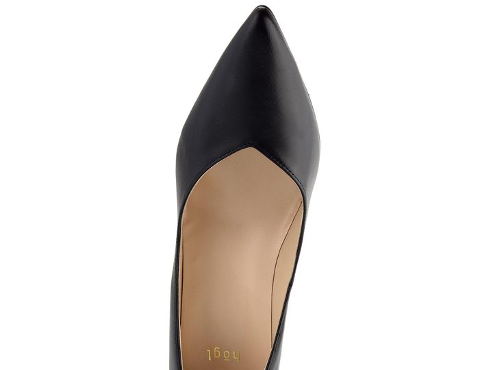 Högl hladké lodičky klasické čierne 0-176700