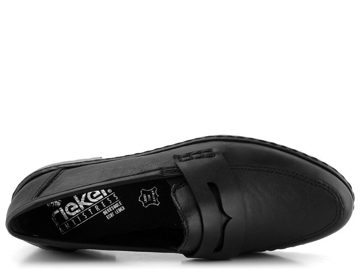 Rieker černé mokasíny 51867-00