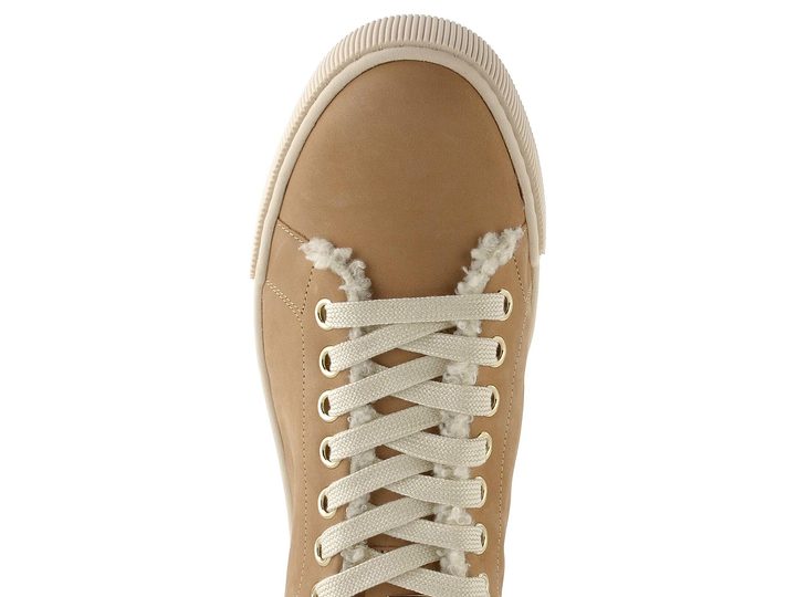 Högl sneakers polobotky s beránkem nougat 0-103642-2700