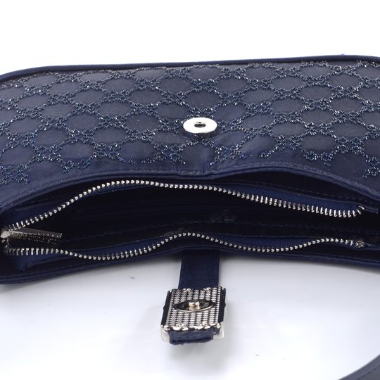 U.S. POLO ASSN. malá kabelka s kamínky tmavě modrá BIU269342WZC212