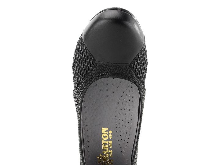 Barton lodičky s pružinkami na kĺbikoch čierne 2172