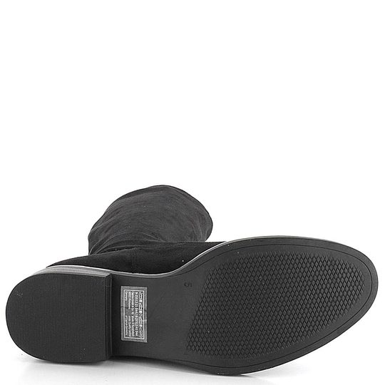 Caprice textilní kozačky Black Stretch 9-25512-41
