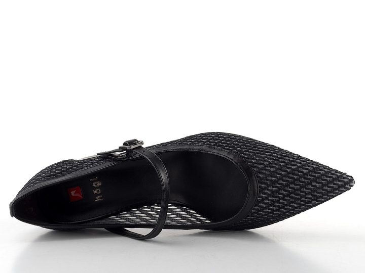 Högl vzdušné lodičky s nártovým páskem černé 1-104528-0100