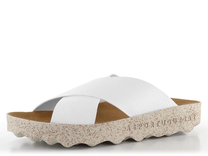 Asportuguesas bílé pantofle P018276001