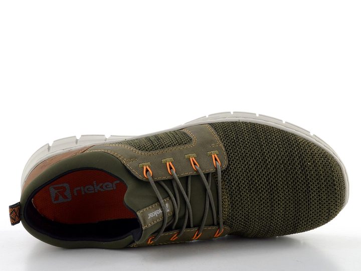 Rieker olivové pánské polobotky B7796-54
