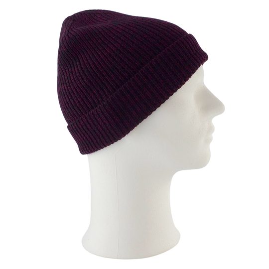 Bugatti dárková sada vlněné čepice a šály v krabičce vínová 630214-390