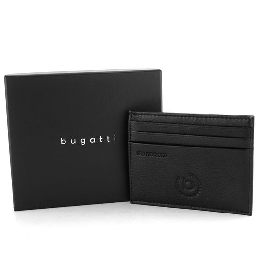 Bugatti vreckové puzdro na karty čierne 49118201