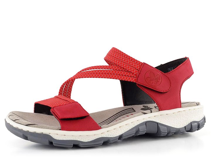 Rieker dámské sportovní sandály červené 68871-33