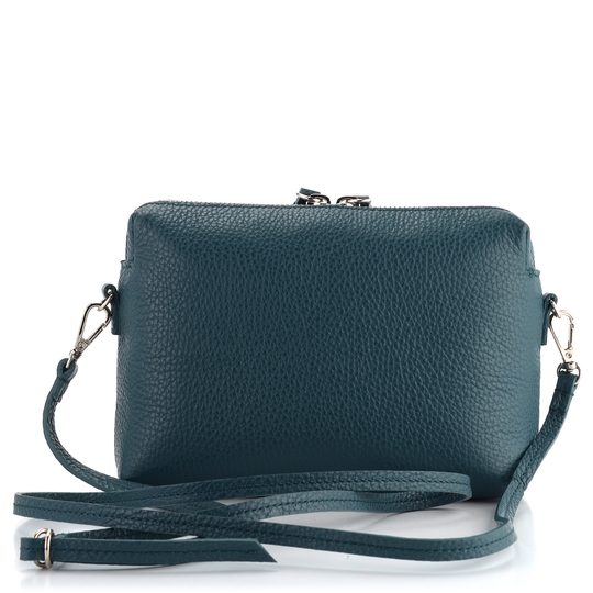 Elega crossbody mini petrolejová/stříbrné kování 69288