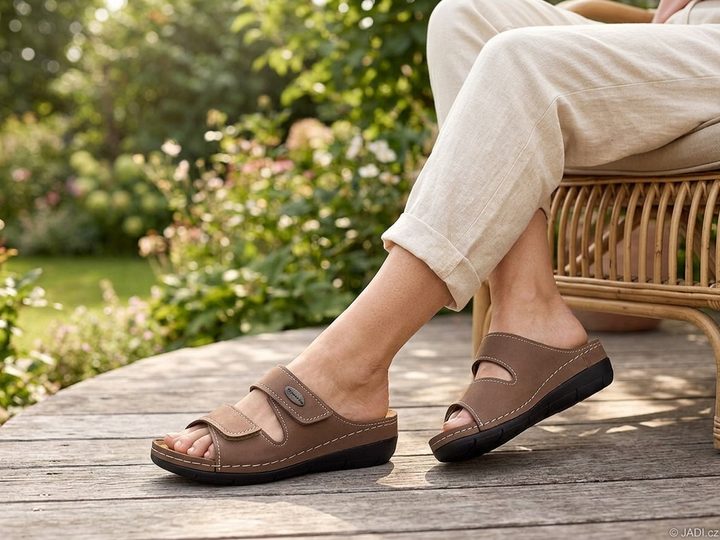 Tamaris fuzbetové pantofle Taupe 1-27510-41