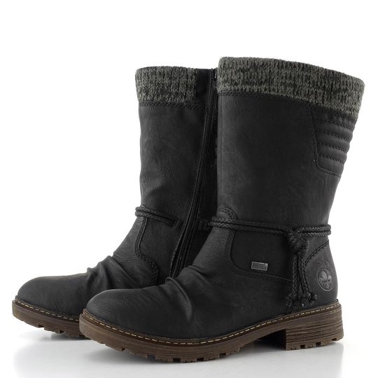 Rieker vysoký kotník s membránou černý Z4755-00