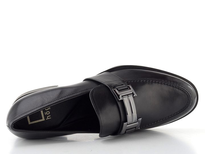 Högl polobotky na podpatku černé 0-102610-0100