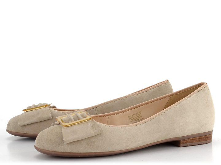 Ara dámské semišové baleríny Sardinia Sand 12-31328-08