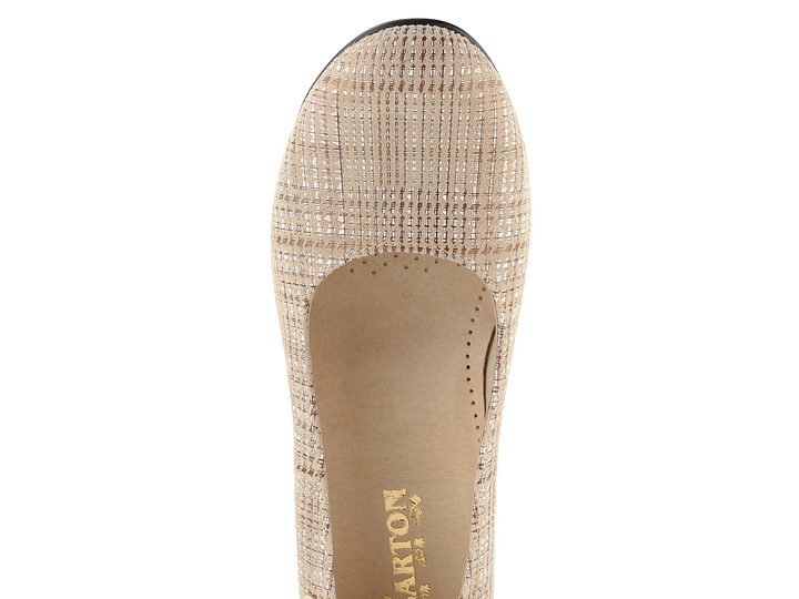 Barton lodičky béžové s potlačou 2414