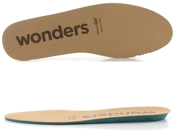 Wonders kožené polobotky s mašličkou negro A-4421