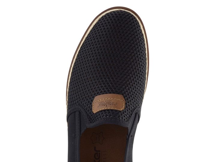 Rieker vzdušné pánské espadrilky černé B2366-00
