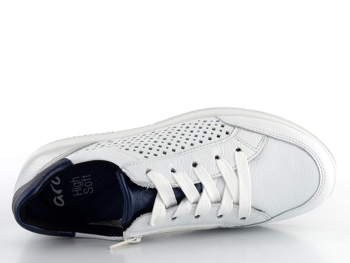 Ara dámské perforované tenisky Osaka Weiss/Silber/Night 12-25526-12