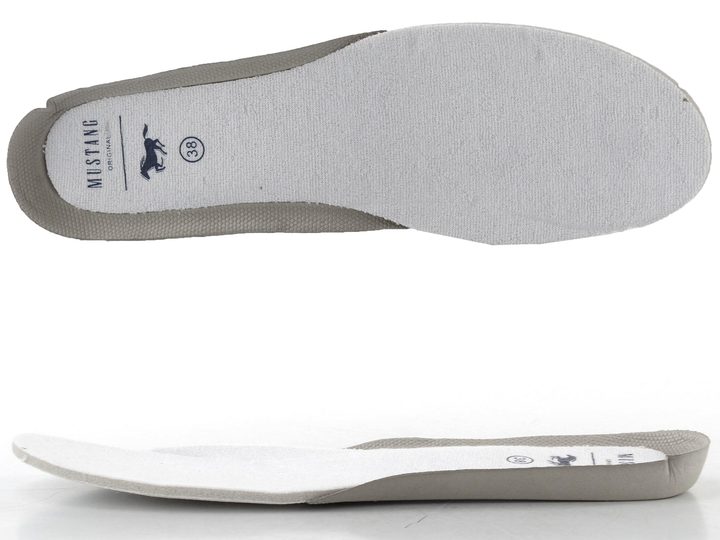 Mustang tenisky se zipem white/silver 26M0592002