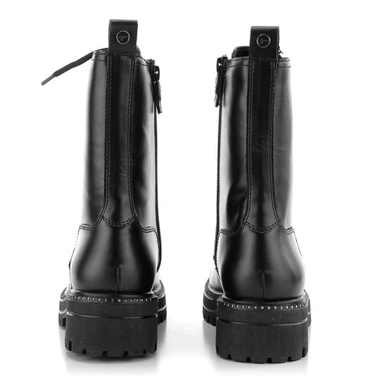 Tamaris čierna členková obuv na vysokej platforme 1-25834-27