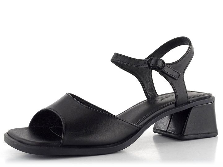 Camper sandály na podpatku černé K201734-001