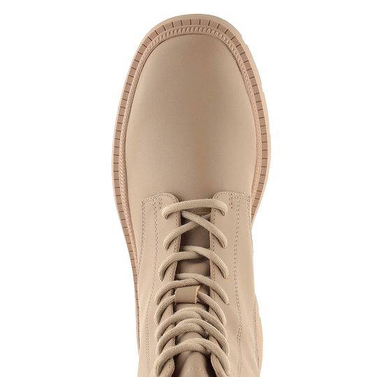 Tamaris hladký šněrovací kotník Taupe 1-25215-29