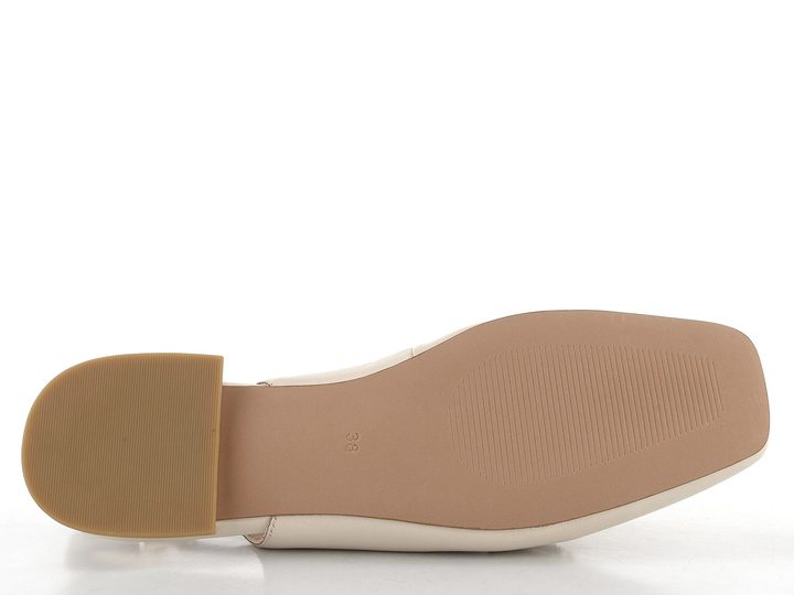 Caprice baleríny s volnou patou Cream Perlato 9-29400-44