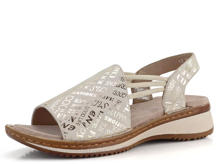 Ara dámske smotanové sandále Hawaii Creme 12-29005-15