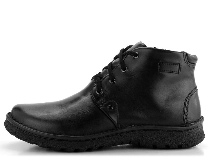 Klondike šnurovacia členková obuv 127 Black