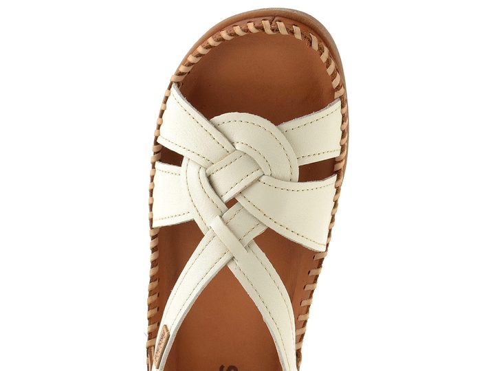 Pikolinos sandály s proplétanými  pásky Cadaques nata W8K-1839C2