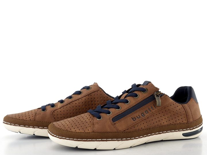 Bugatti polobotky se zipem koňakové 321-ASG05-5500