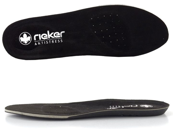 Rieker kotník s pružným šněrováním crema/schwarz Z0065-60