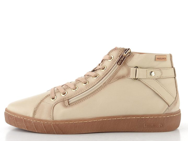 Pikolinos kotník se zipem Lanzarote marfil W7B-8868C1