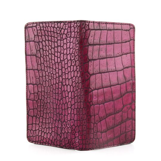 Elega dámske puzdro/peňaženka kroko fuchsia 69236