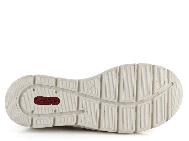 Rieker prozouvací polobotky s olivkou béžové kombi 55064-60