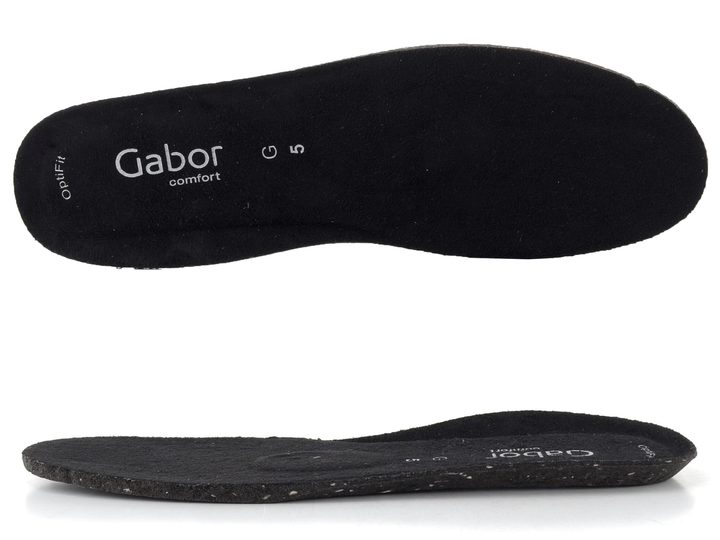 Gabor řasený kotník černý 72.793.57